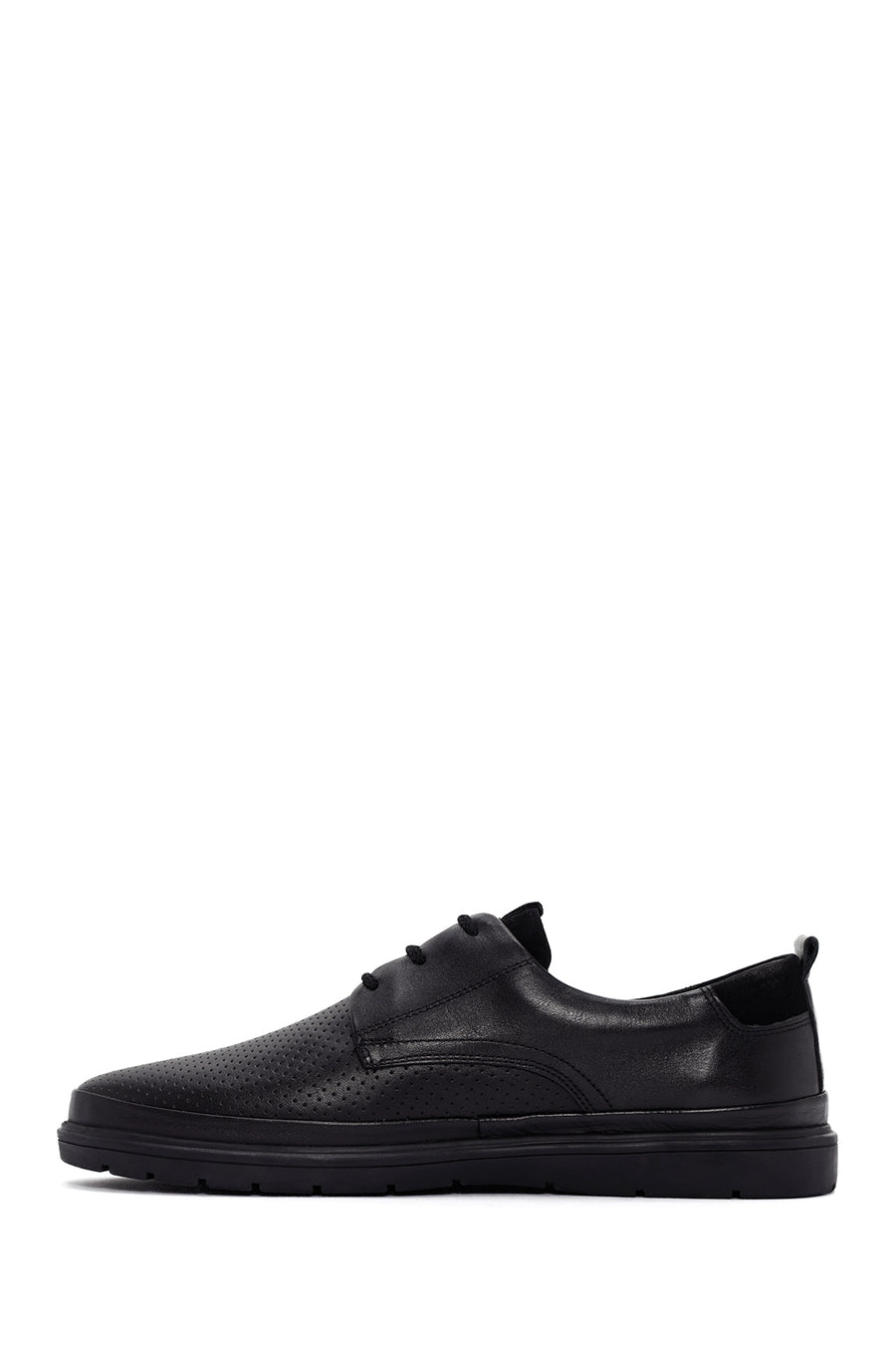 Derimod Fly Men's Black Lace-Up Leather Casual Shoes
