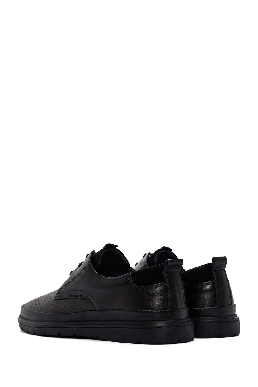 Derimod Fly Men's Black Lace-Up Leather Casual Shoes