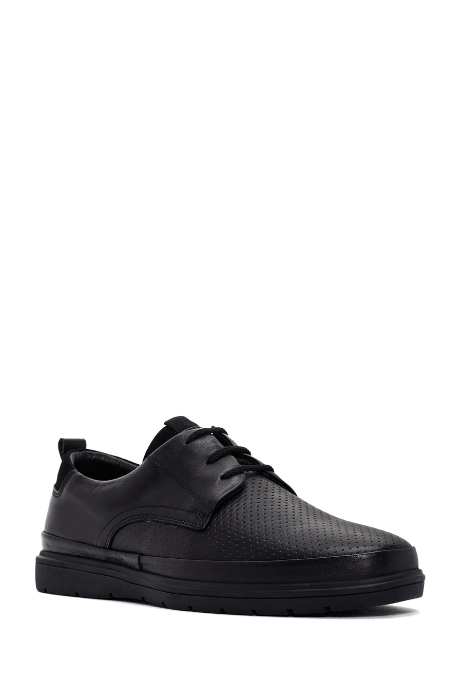 Derimod Fly Men's Black Lace-Up Leather Casual Shoes