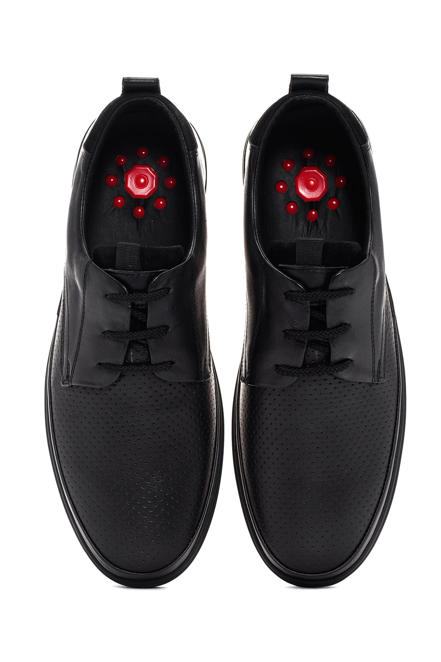 Derimod Fly Men's Black Lace-Up Leather Casual Shoes