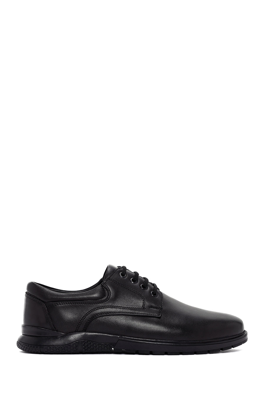 Derimod Fly Men's Black Lace-Up Leather Casual Shoes 24SFD670518 | Derimod