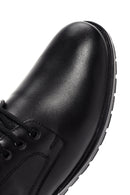 Derimod Fly Men's Black Lace-Up Leather Casual Shoes | Derimod