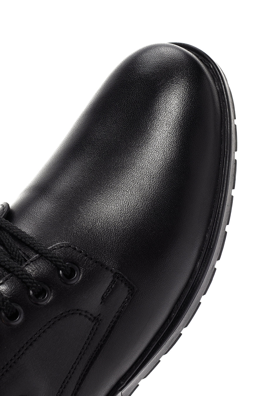 Derimod Fly Men's Black Lace-Up Leather Casual Shoes