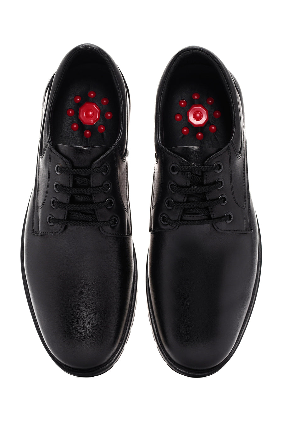 Derimod Fly Men's Black Lace-Up Leather Casual Shoes