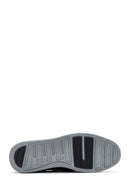 Men's Navy Blue Nubuck Leather Casual Loafer | Derimod