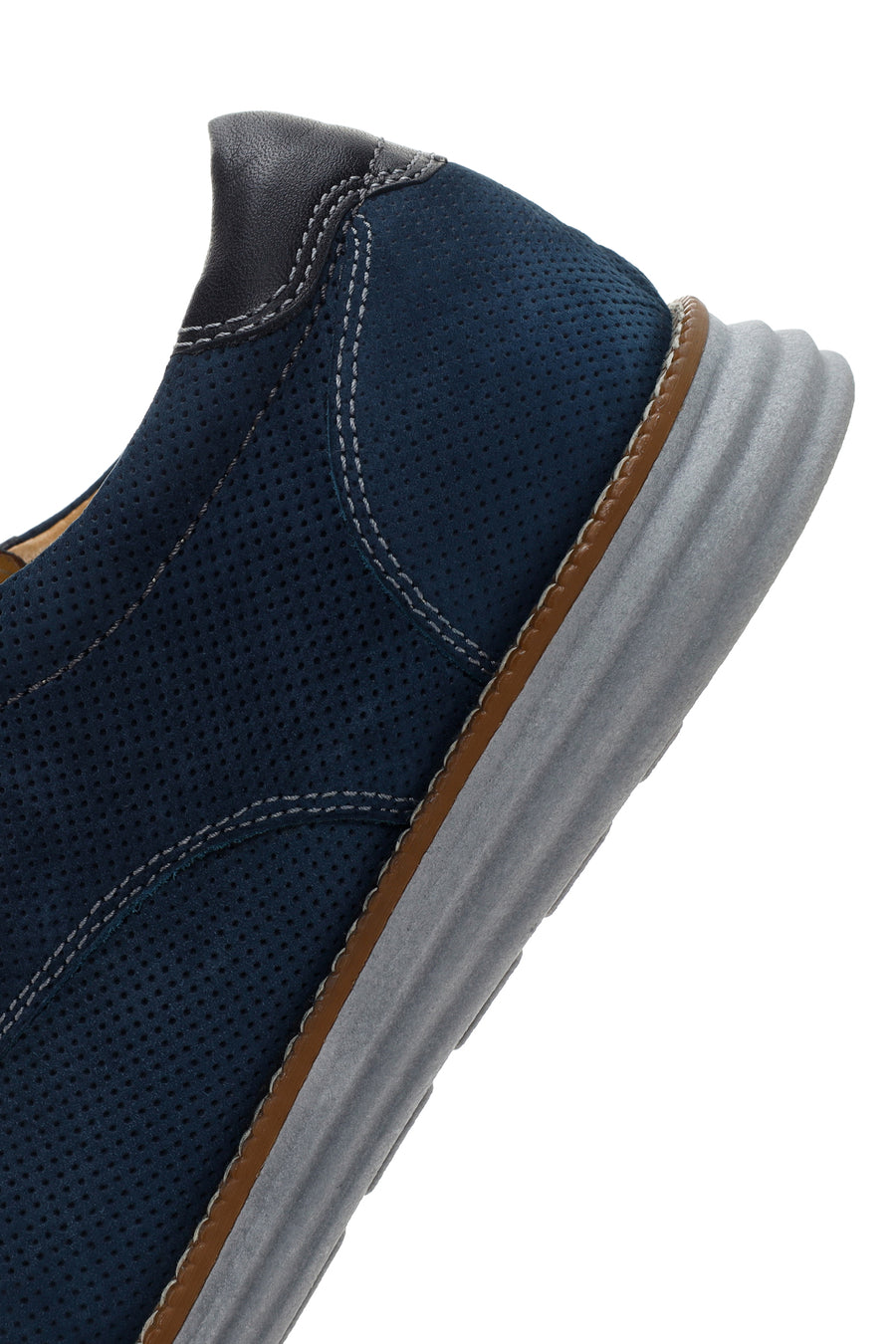 Men's Blue Leather Casual Shoes