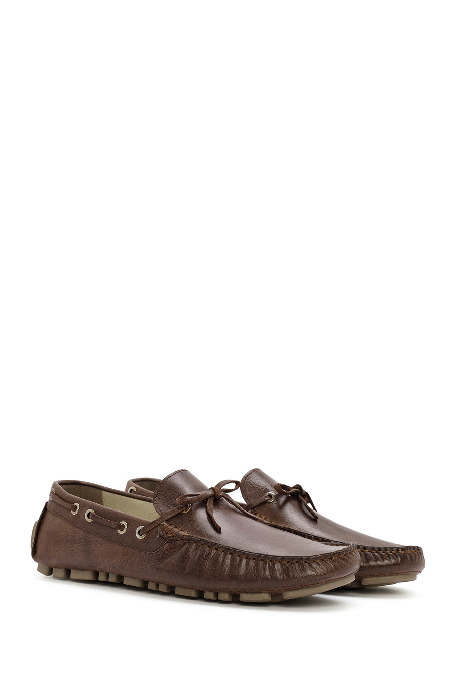 Men's Brown Leather Comfort Loafer