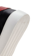 Men's Black Thick Sole Lace Up Leather Sneaker | Derimod