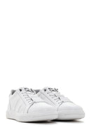 Men's White Lace-up Leather Sneaker | Derimod