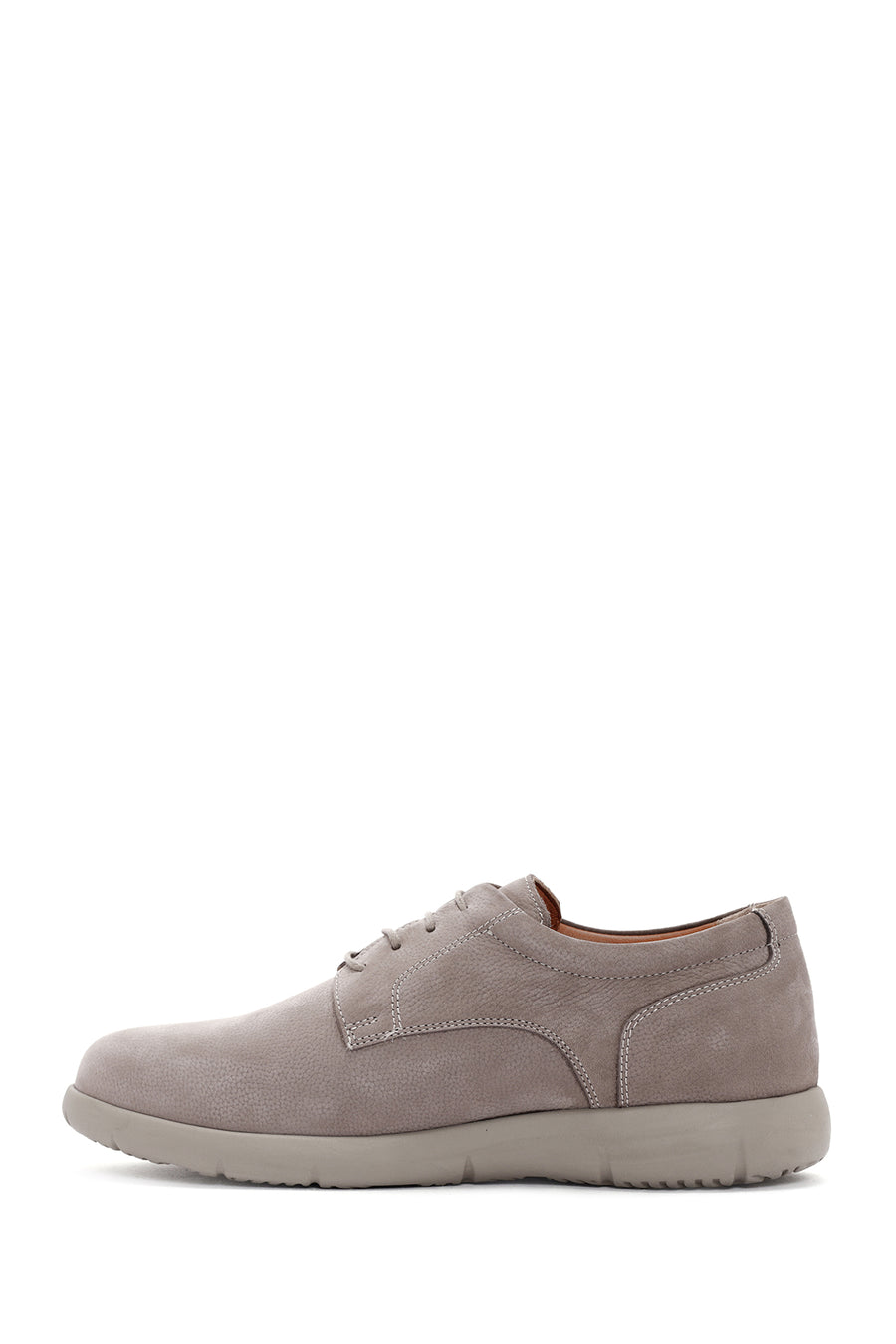 Men's Mink Lace-Up Nubuck Leather Casual Shoes