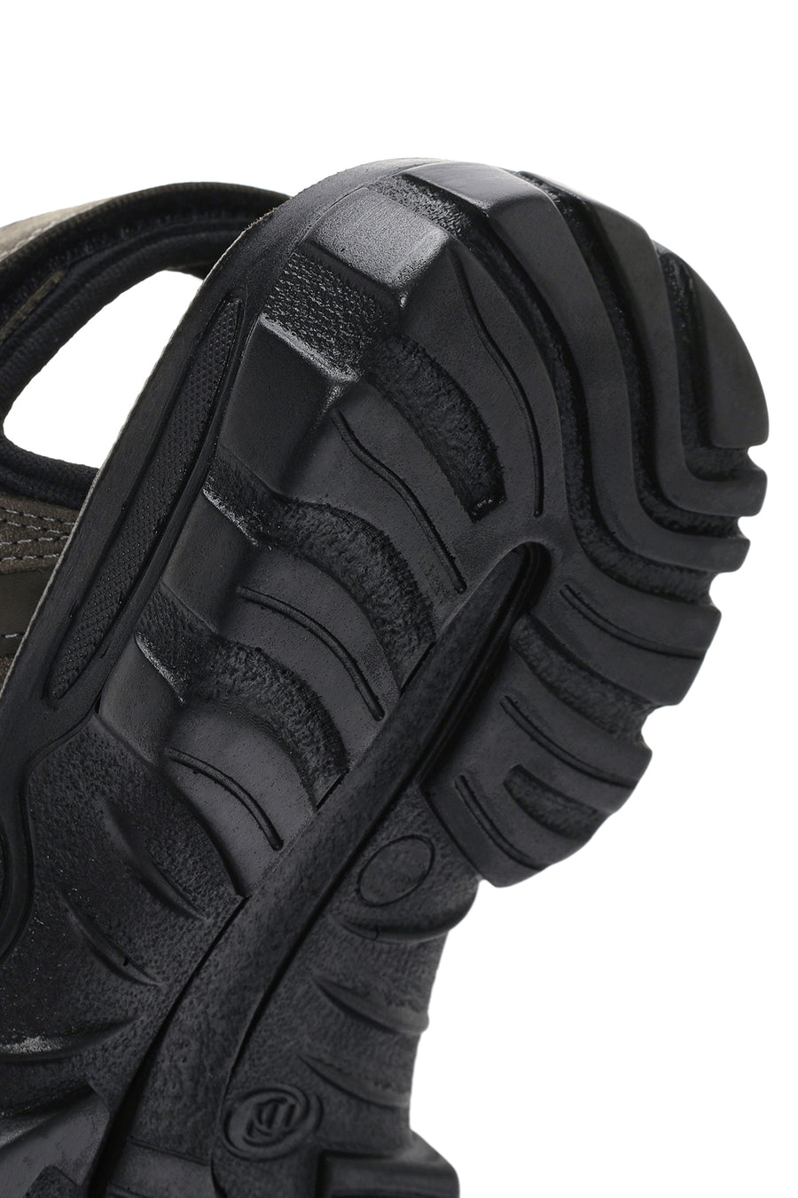 Men's Green Strap Nubuck Leather Casual Sandals