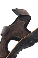 
Men's Brown Strapped Nubuck Leather Casual Sandal
 | Derimod
