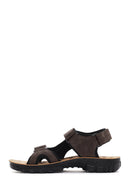 
Men's Brown Strapped Nubuck Leather Casual Sandal
 | Derimod