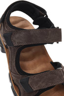
Men's Brown Strapped Nubuck Leather Casual Sandal
 | Derimod