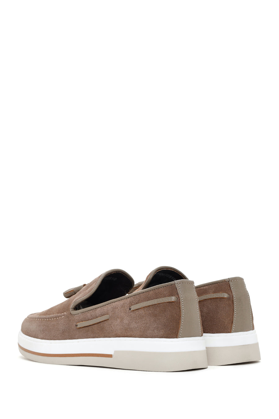 Erkek Vizon Süet Deri Casual Loafer
