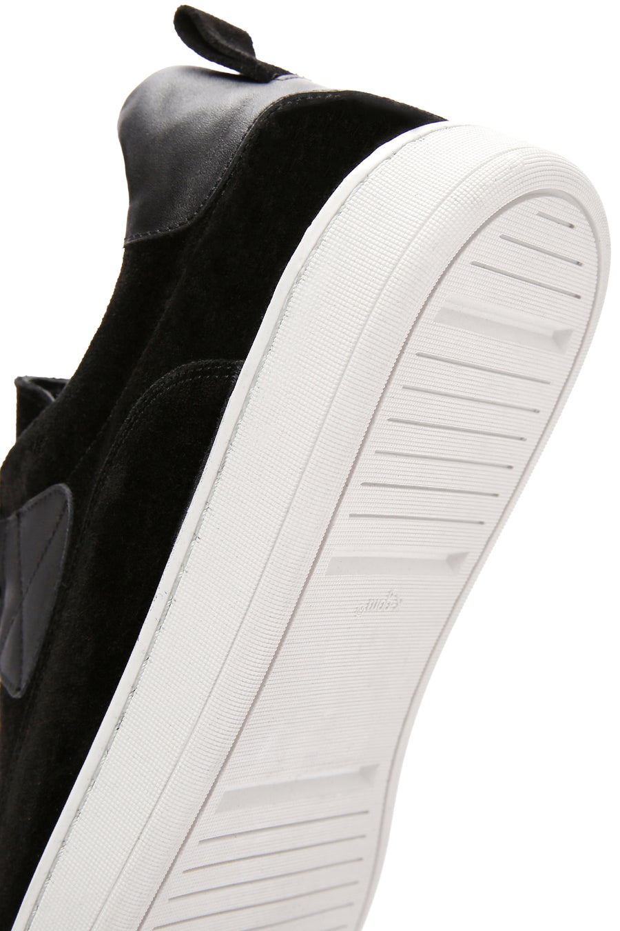 Erkek Siyah Bağcıklı Süet Deri Sneaker