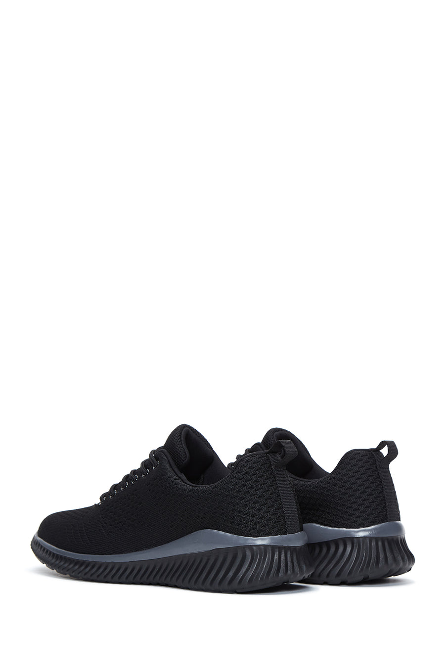 Derimod Zero Erkek Siyah Bağcıklı Kalın Tabanlı Sneaker