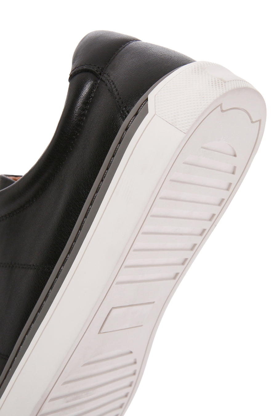 Erkek Siyah Bağcıklı Deri Sneaker
