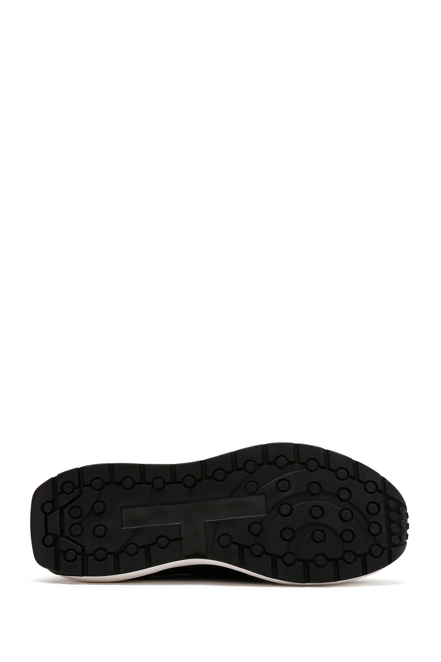 Derimod Zero Erkek Siyah Bağcıklı Kalın Tabanlı Kumaş Sneaker