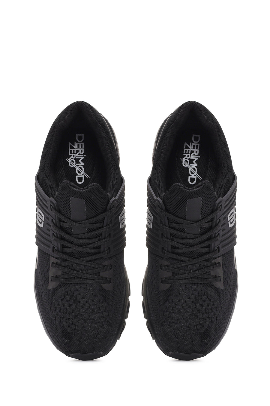 Derimod Zero Erkek Siyah Kalın Tabanlı Kumaş Sneaker