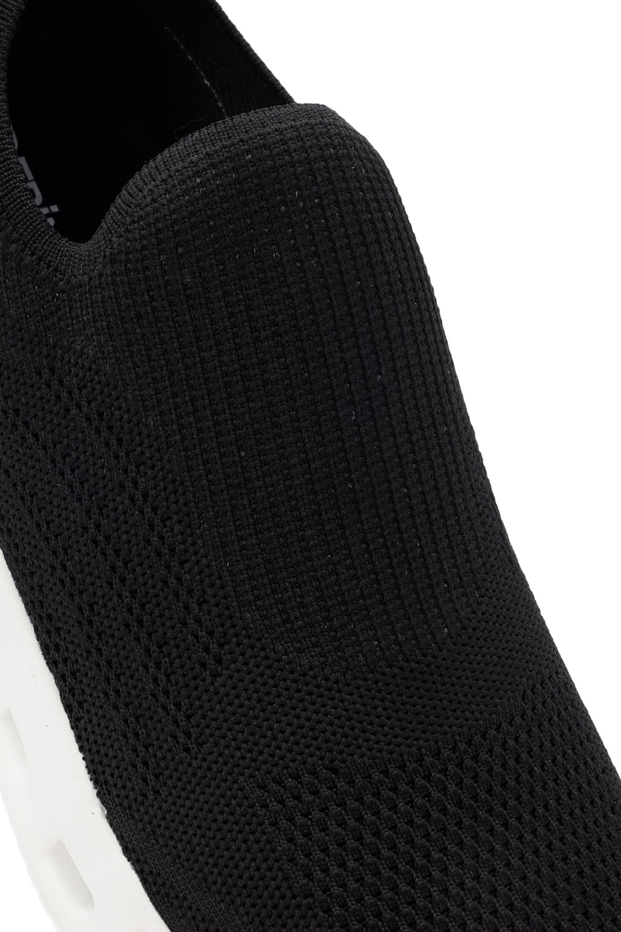 Men's Black Fabric Sneakers