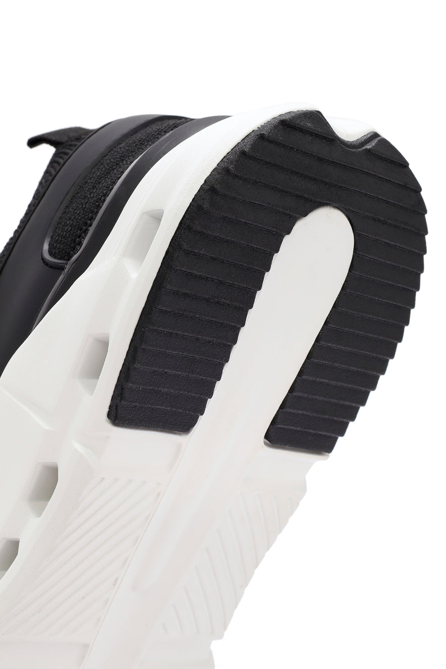 Men's Black Fabric Sneakers