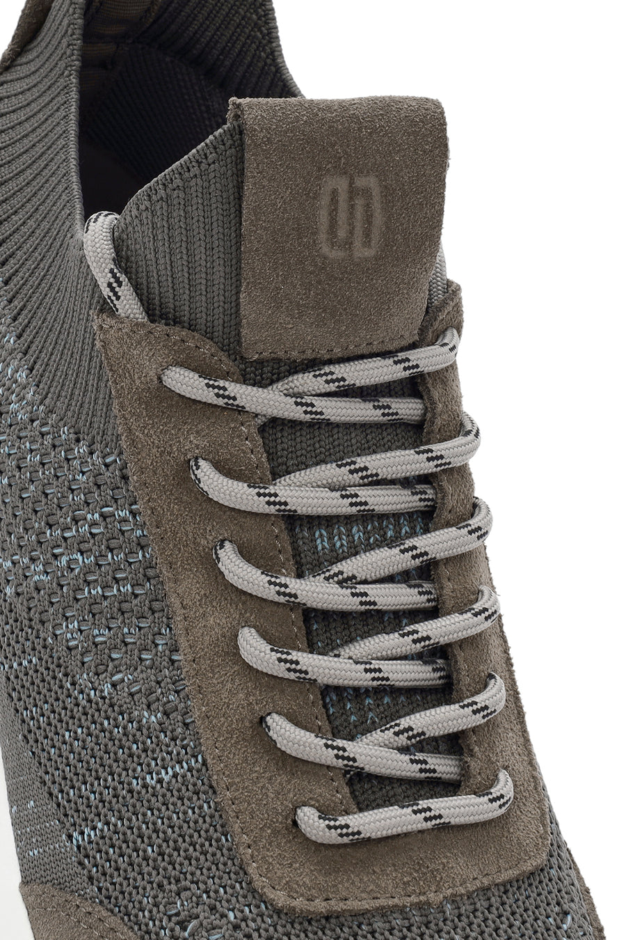 Derimod Zero Erkek Bej Kalın Tabanlı Bağcıklı Kumaş Sneaker