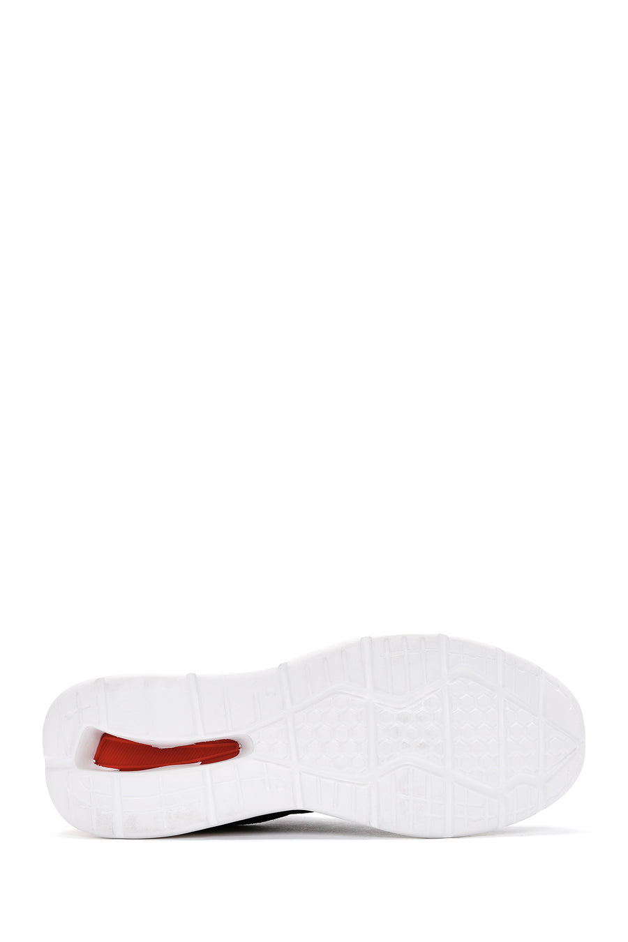 Erkek Siyah Bağcıklı Kalın Tabanlı Deri Sneaker