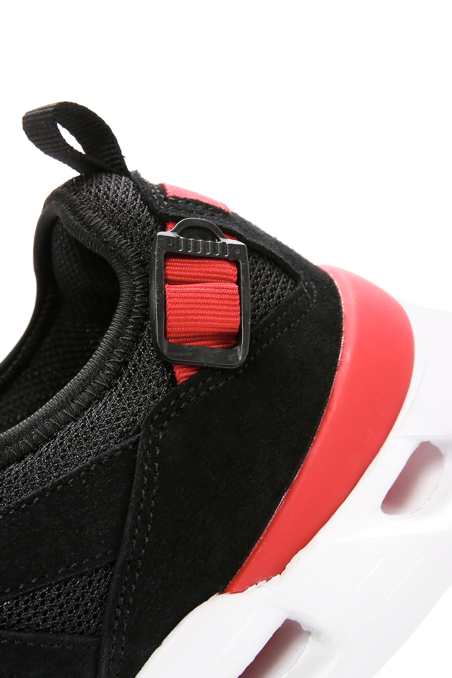 Erkek Siyah Bağcıklı Kalın Tabanlı Deri Sneaker