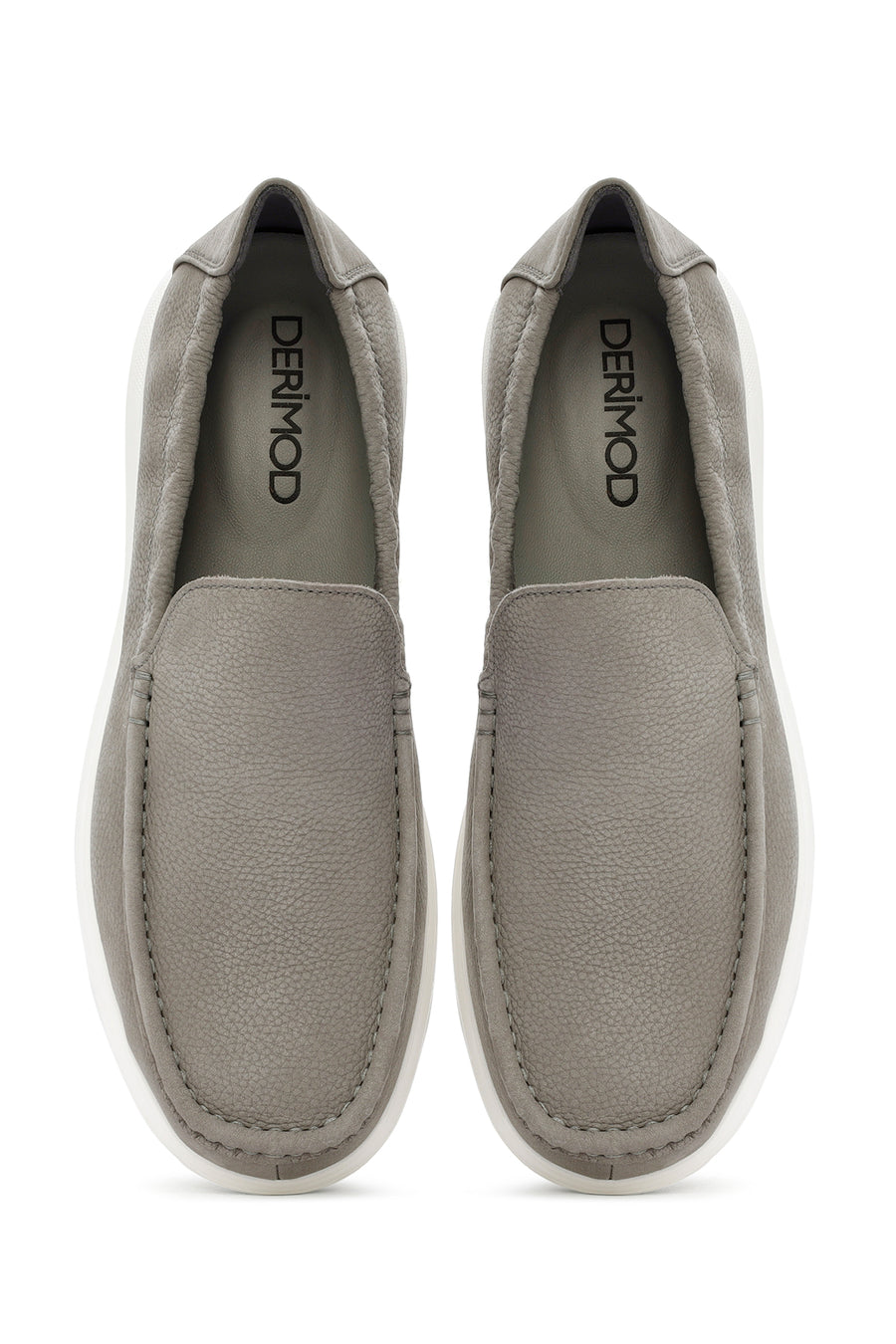 Erkek Gri Casual Loafer