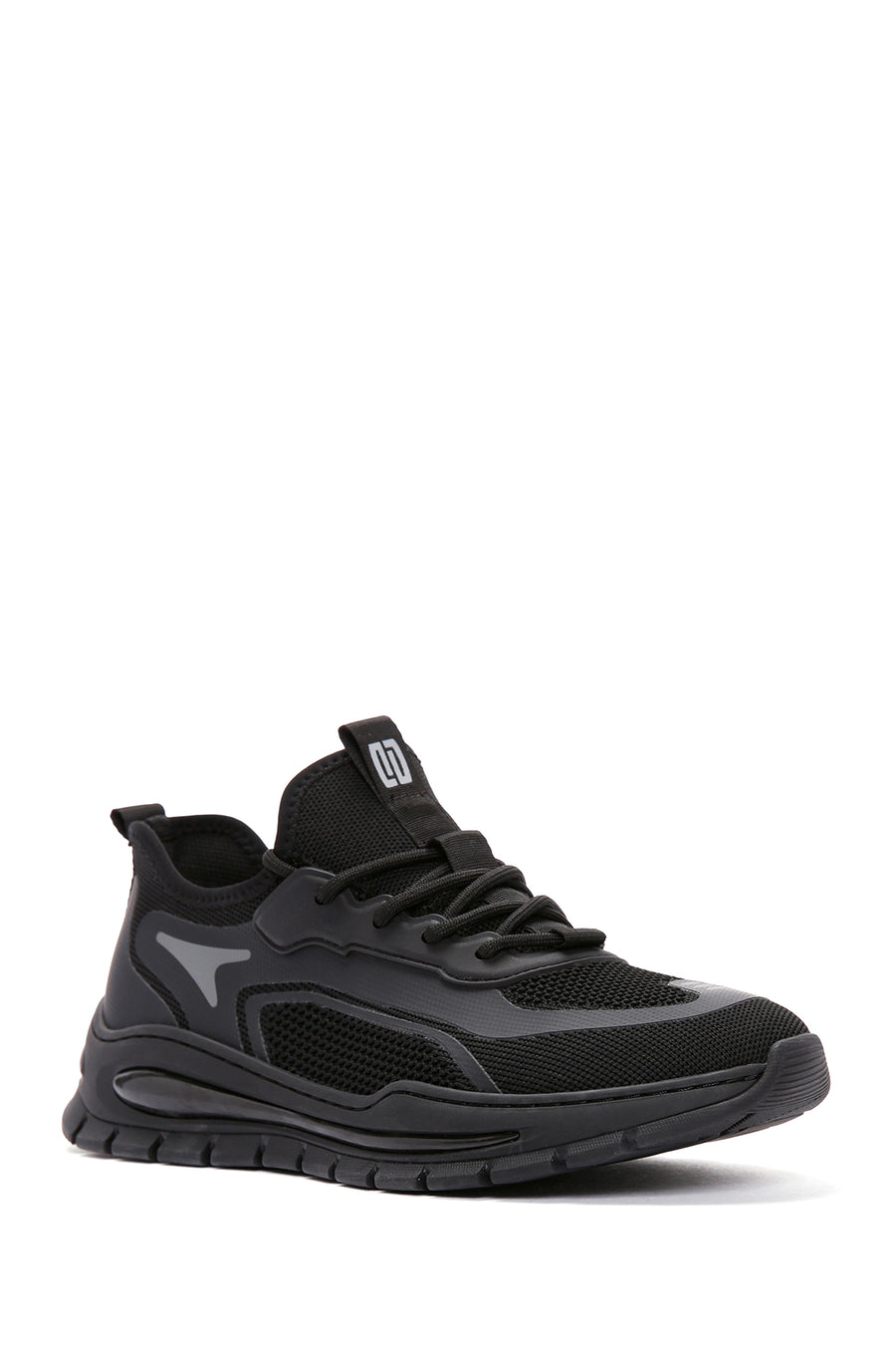 Derimod Zero Erkek Siyah Bağcıklı Kumaş Sneaker
