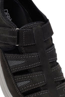 
Men's Black Nubuck Leather Casual Shoes
 | Derimod