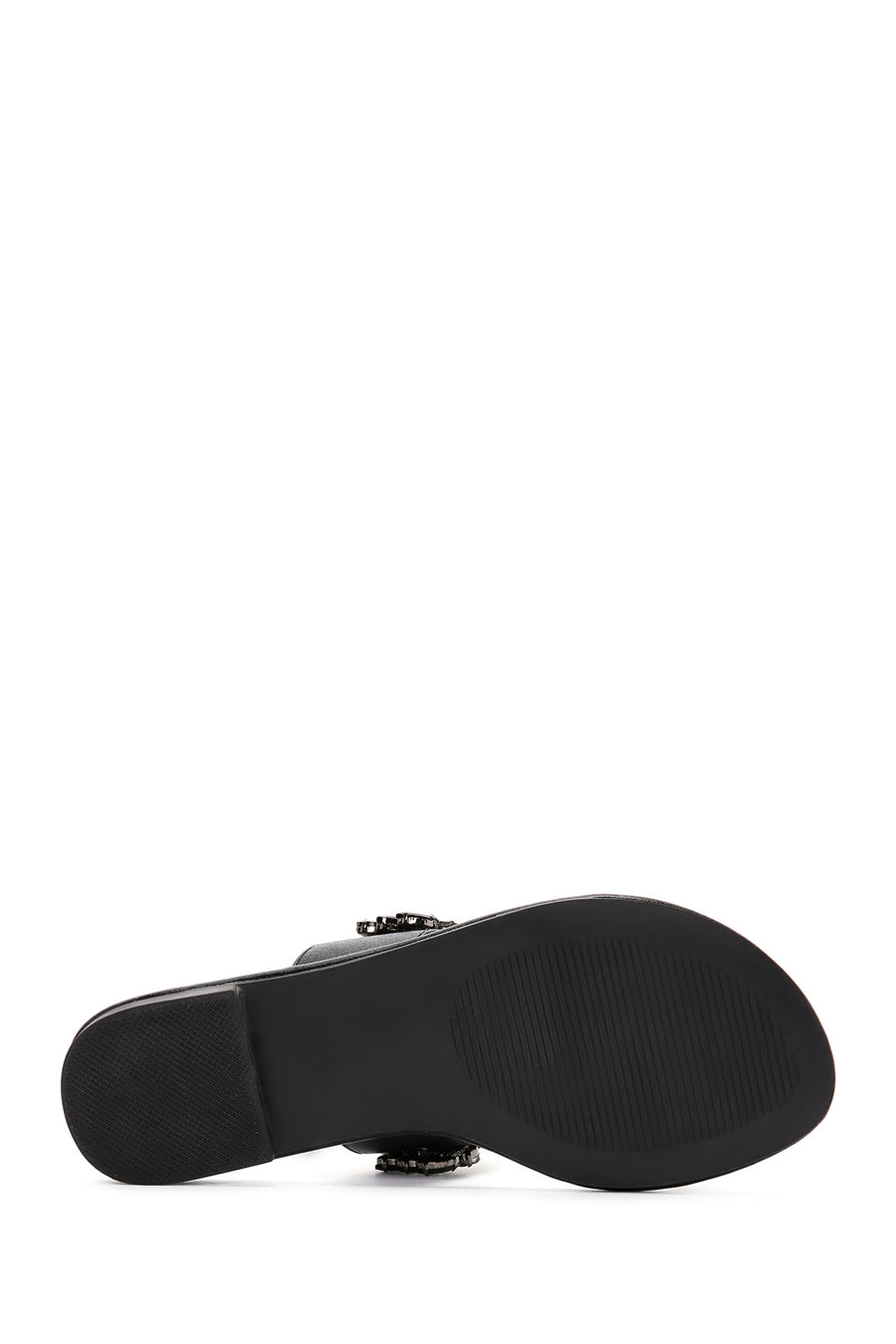 Women's Black Stone Flip Flops