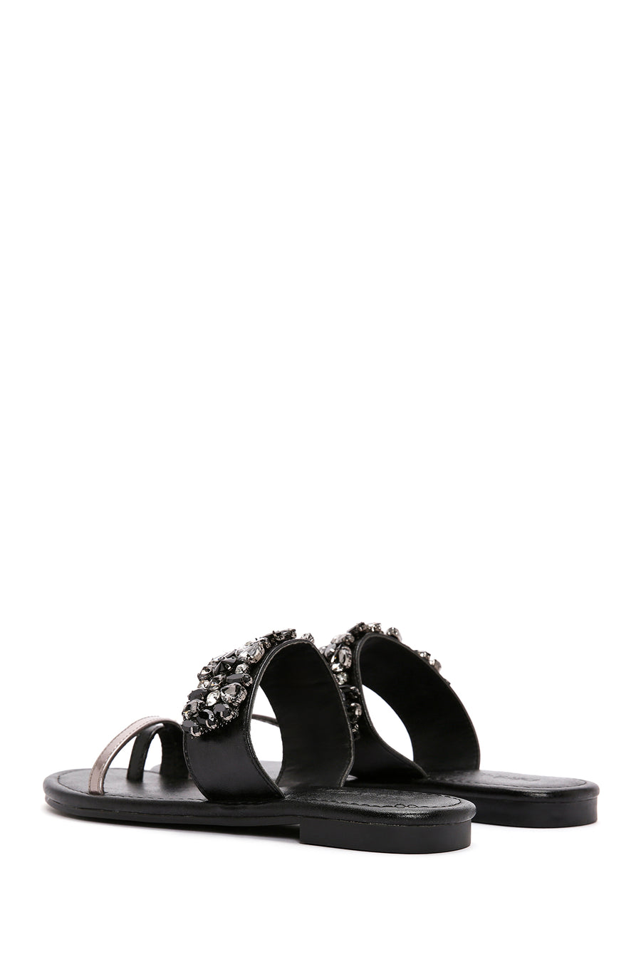 Women's Black Stone Flip Flops