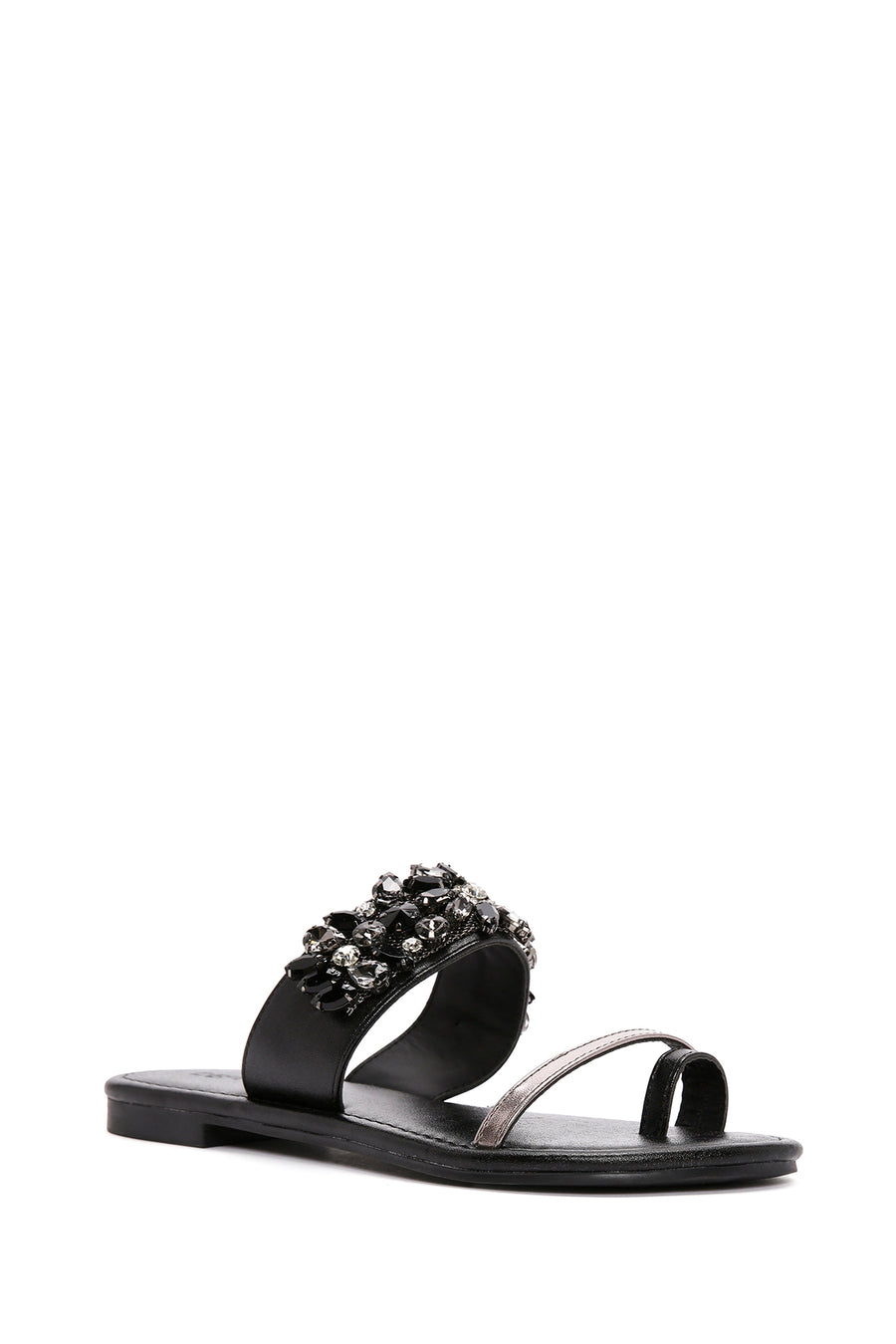 Women's Black Stone Flip Flops