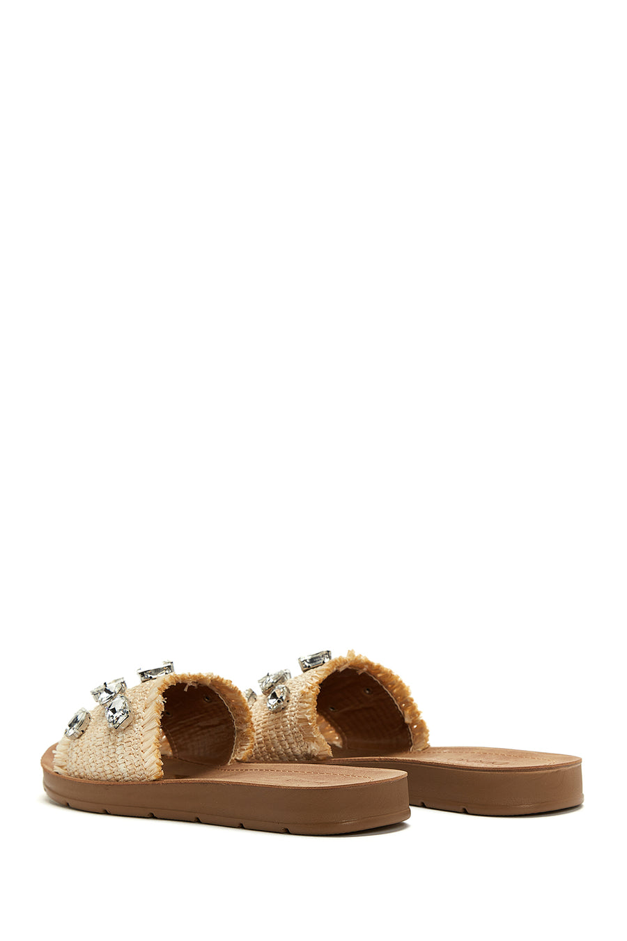 Women's Beige Stone Slippers