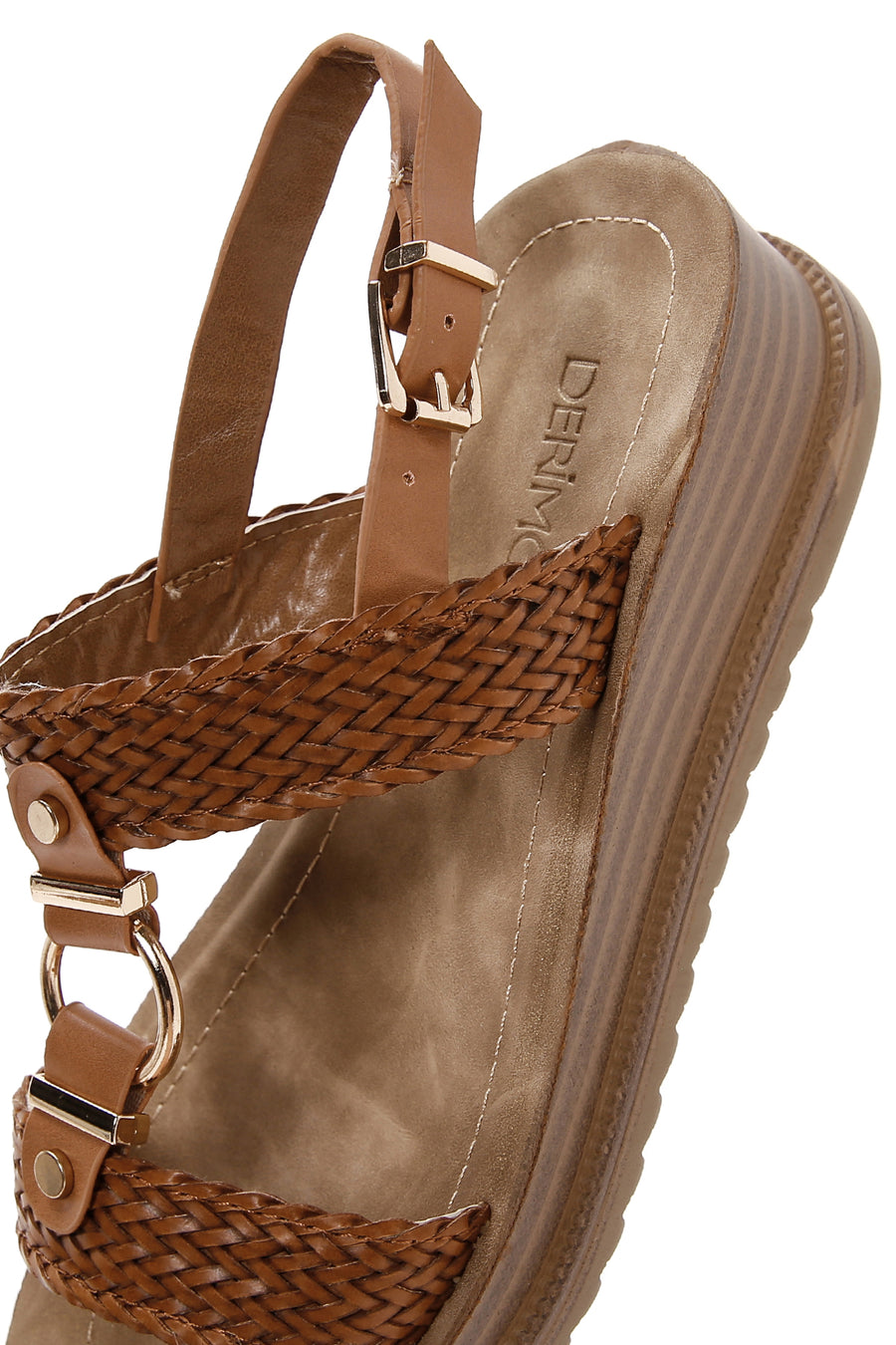 Women's Tan Ankle Strap Sandals