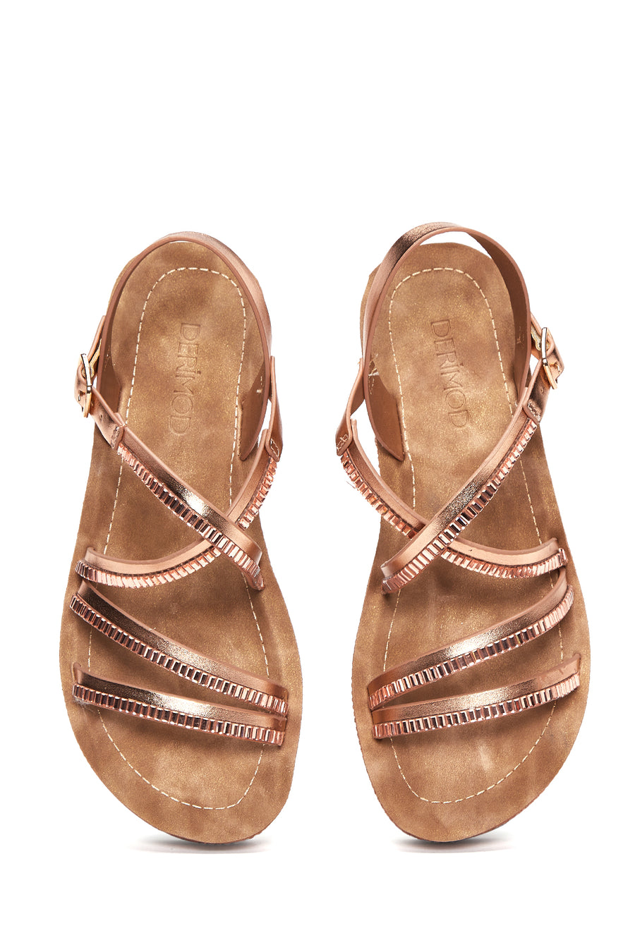 Women's Pink Ankle Strap Thick Soled Sandals