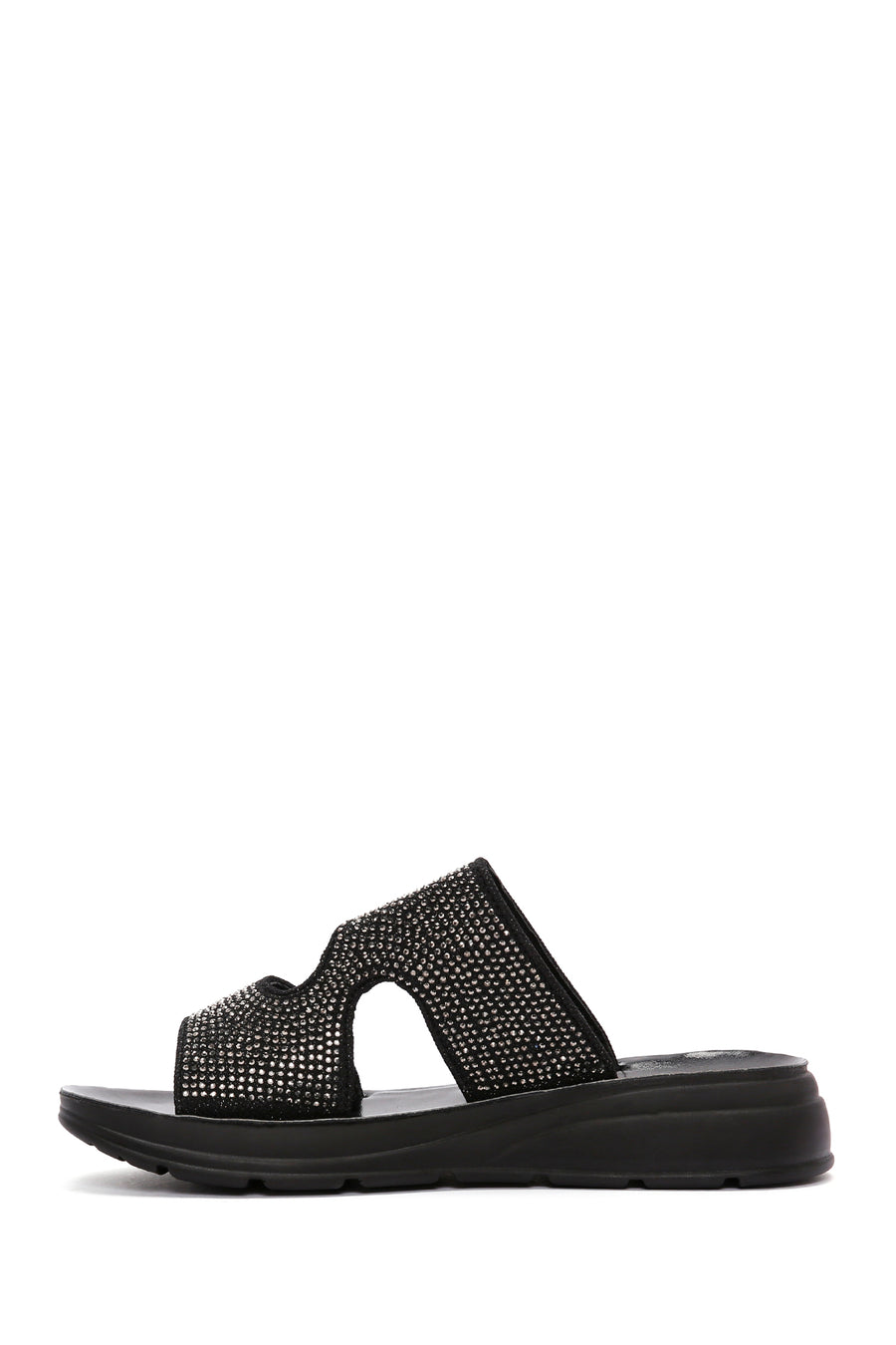 Women's Black Stone Comfort Slippers