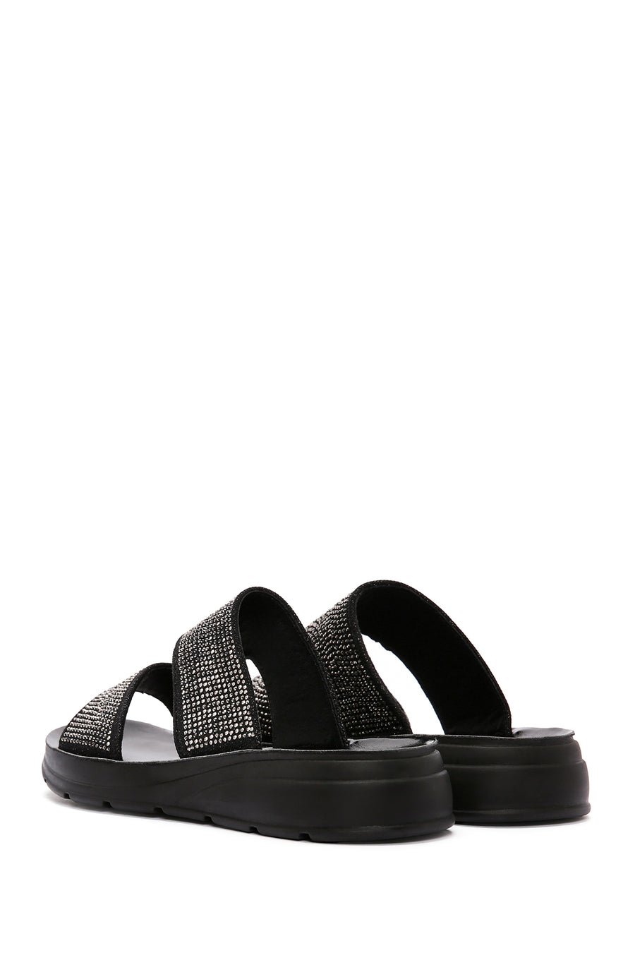 Women's Black Stone Comfort Slippers