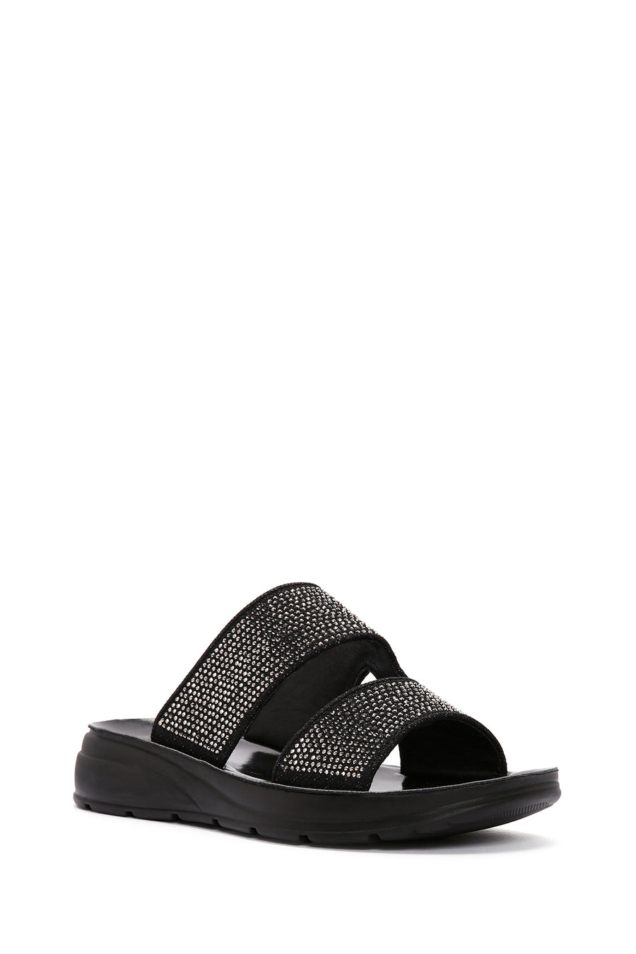 Women's Black Stone Comfort Slippers