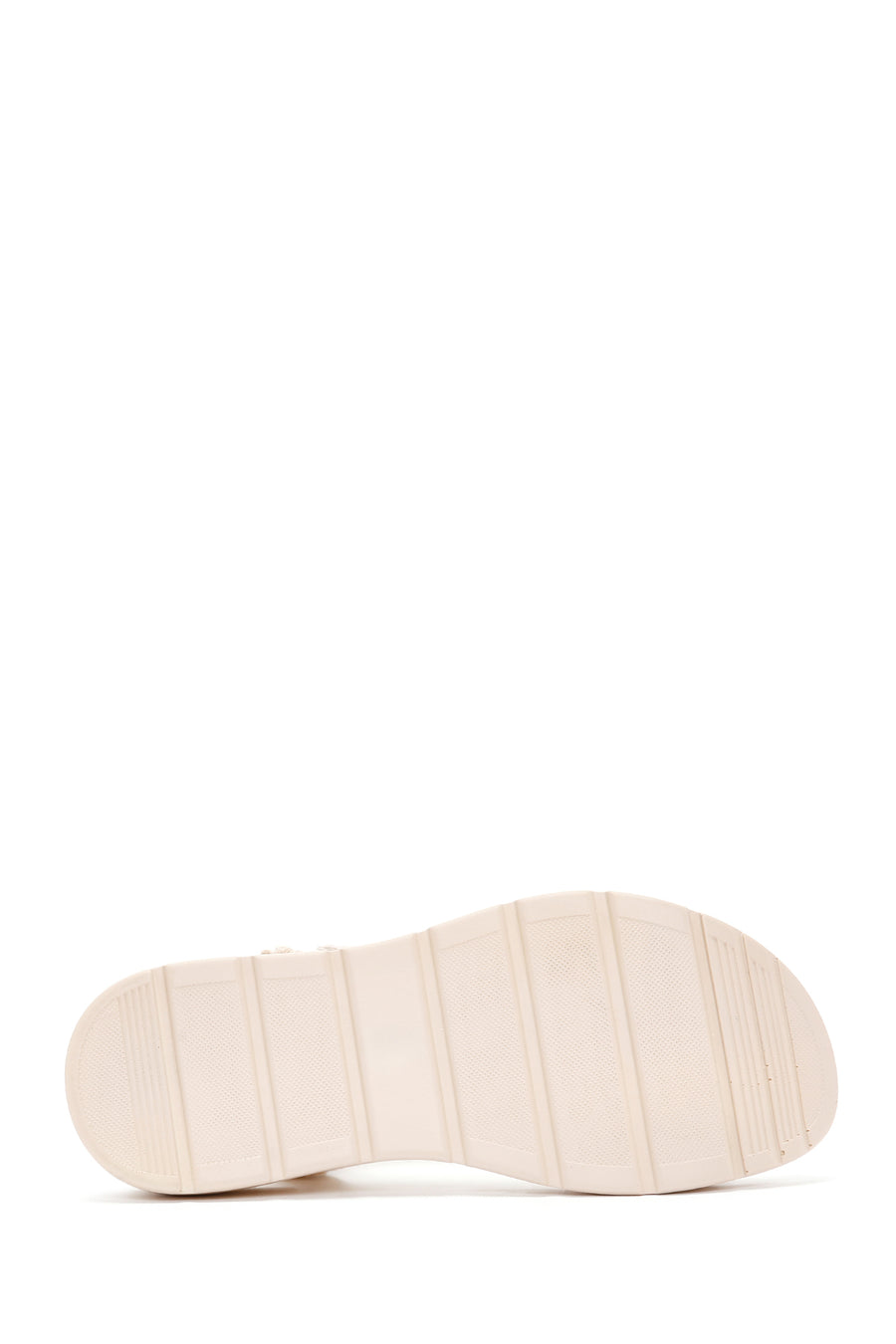 Women's Beige Ankle Strap Stone Sandals
