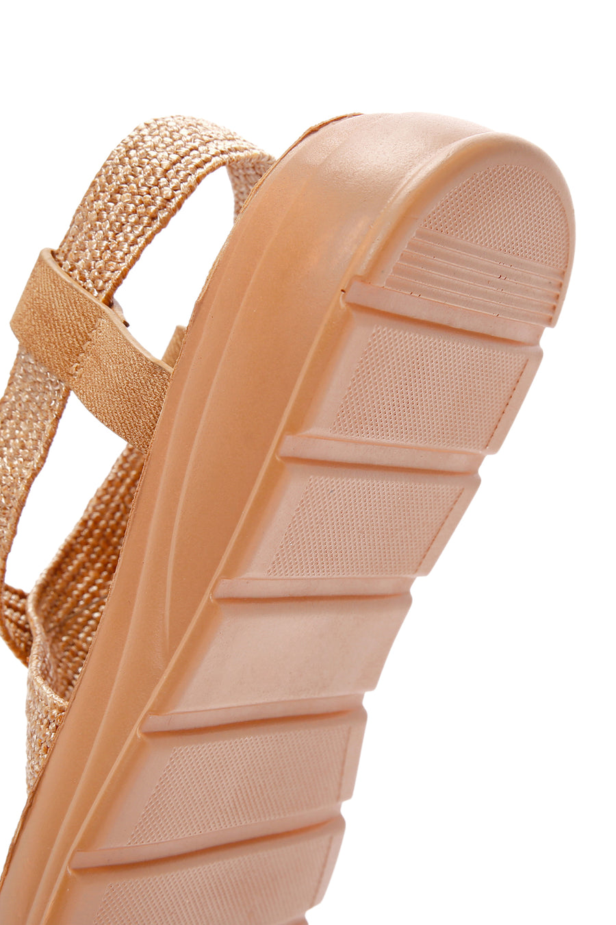 Women's Beige Straw Sandals