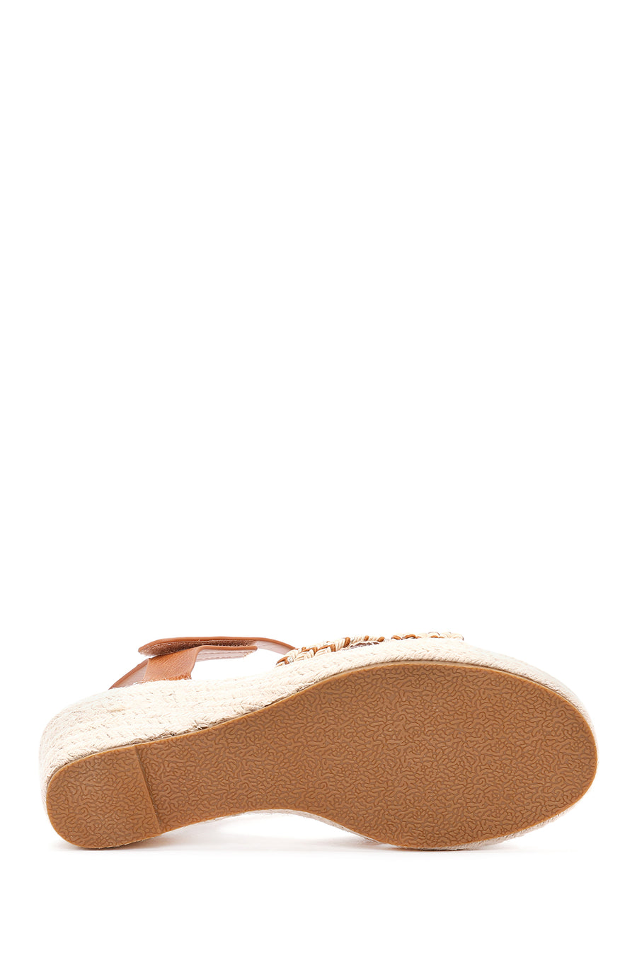 Women's Tan Wedge Heels Espadrille