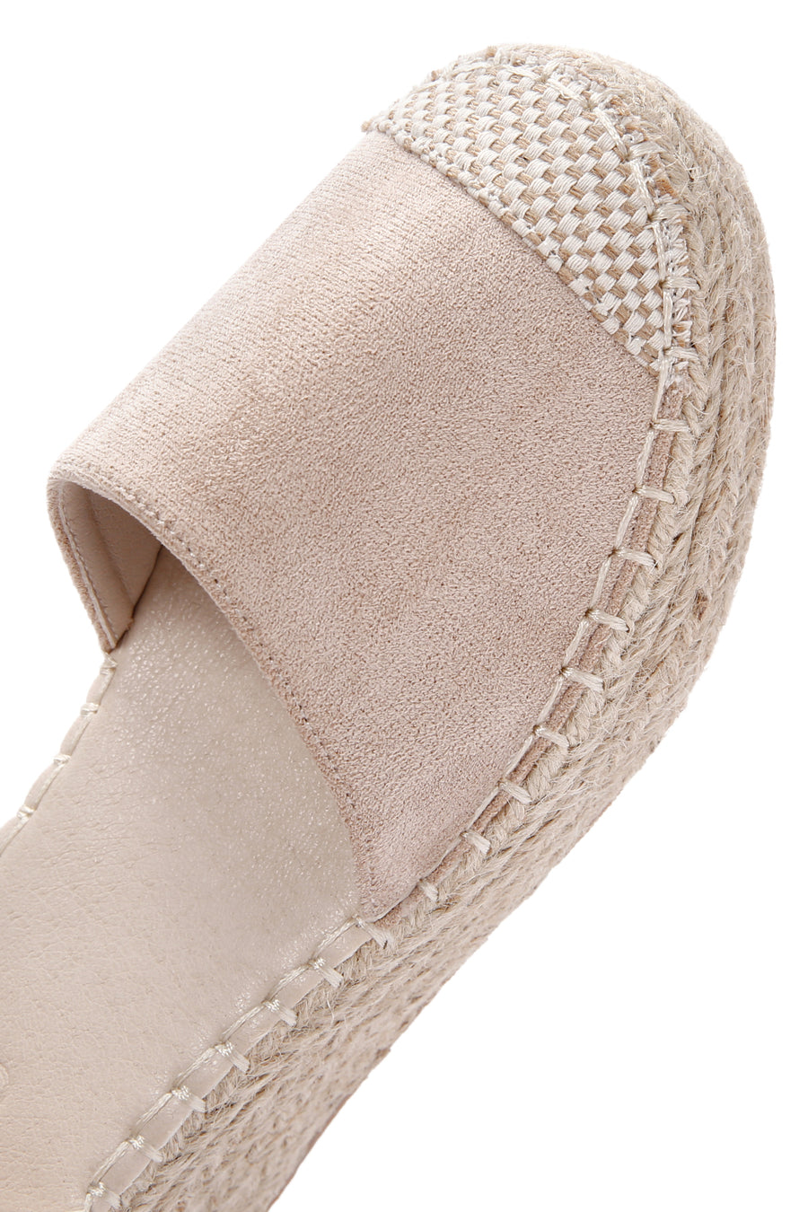 Women's Gray Ankle Strap Wedge Heeled Espadrilles