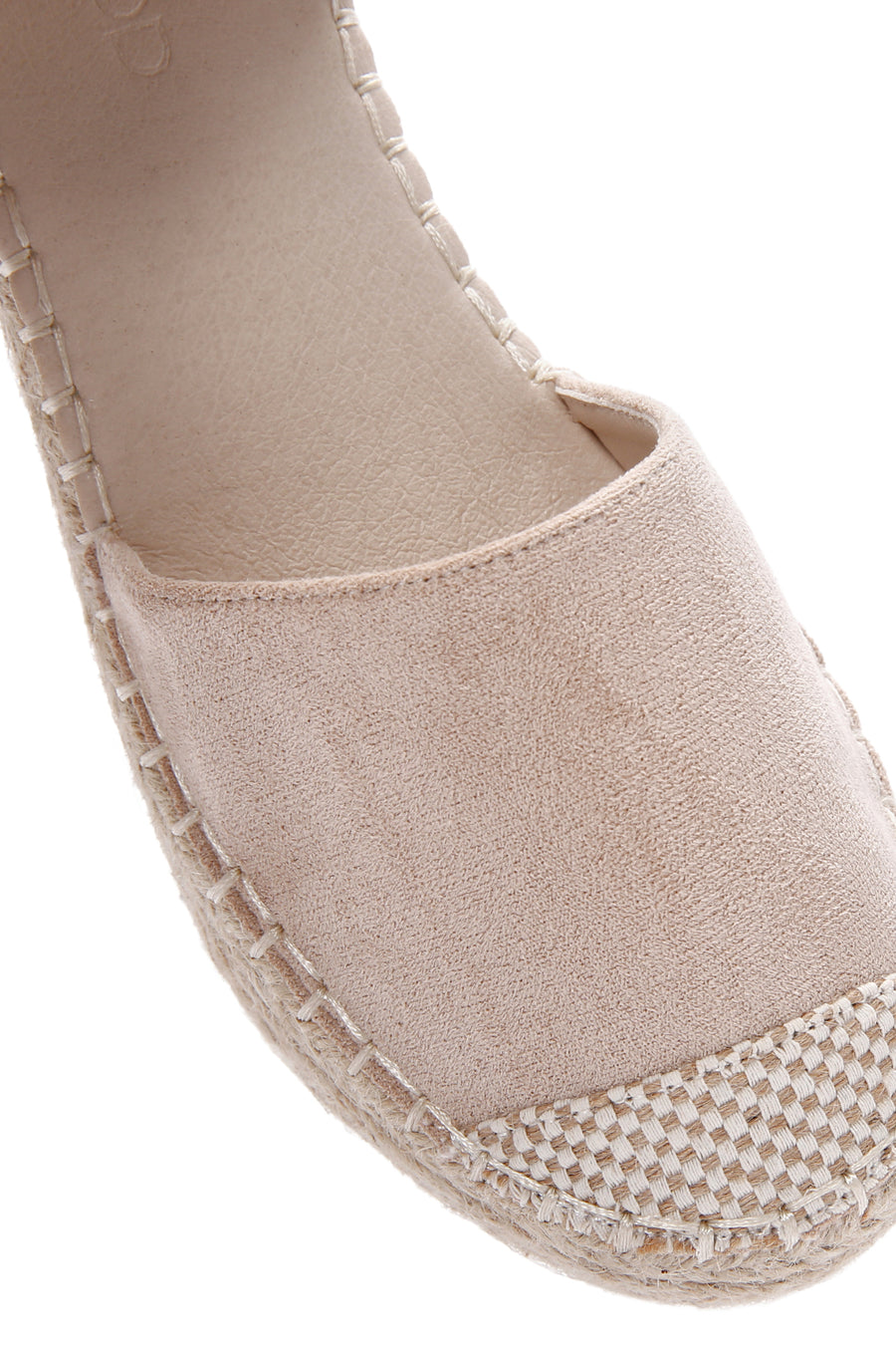Women's Gray Ankle Strap Wedge Heeled Espadrilles