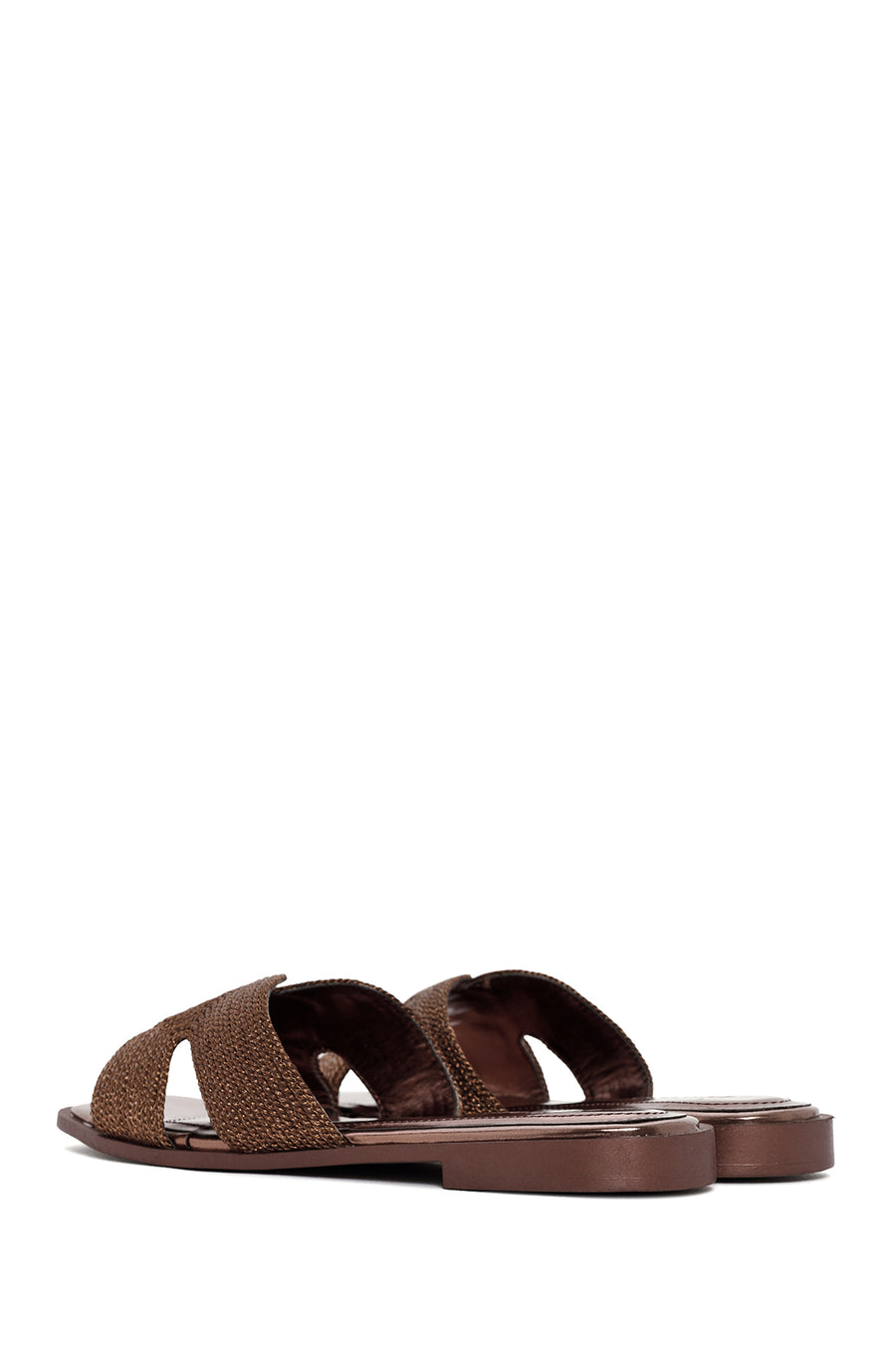 Women's Bronze Knitted Slippers