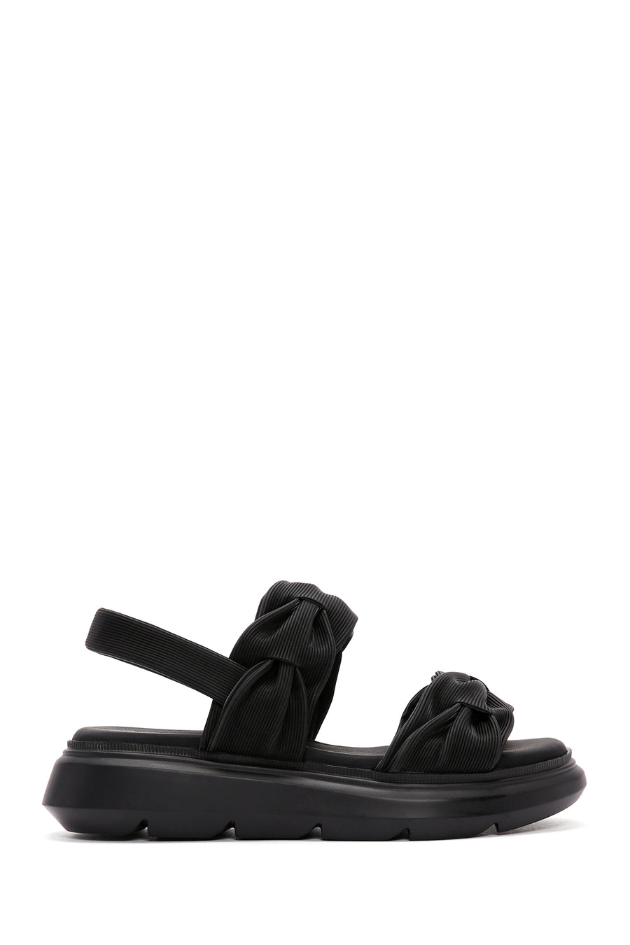 Women's Black Ankle Strap Sandals 24SFE485218 | Derimod