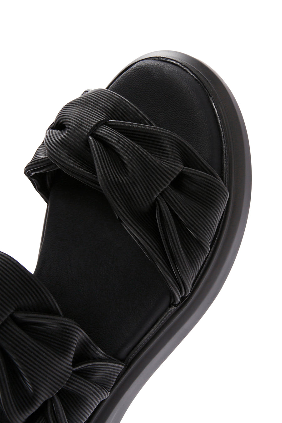 Women's Black Ankle Strap Sandals