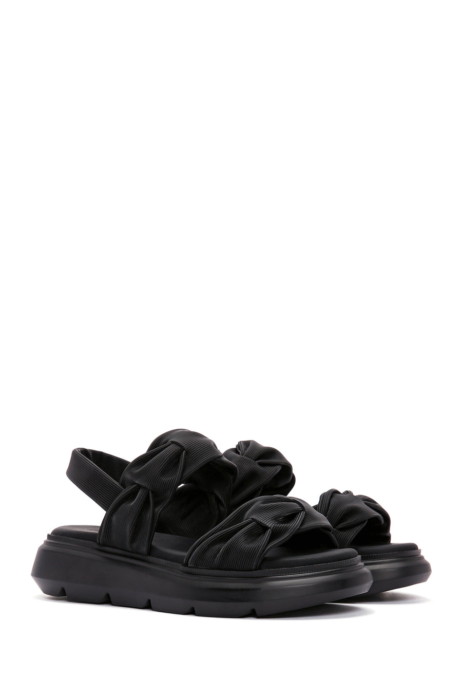 Women's Black Ankle Strap Sandals